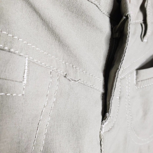 Athleta Womens Dipper Bermuda Hiking Walking Shorts womens sz 2 10 khaki tan - Picture 4 of 8